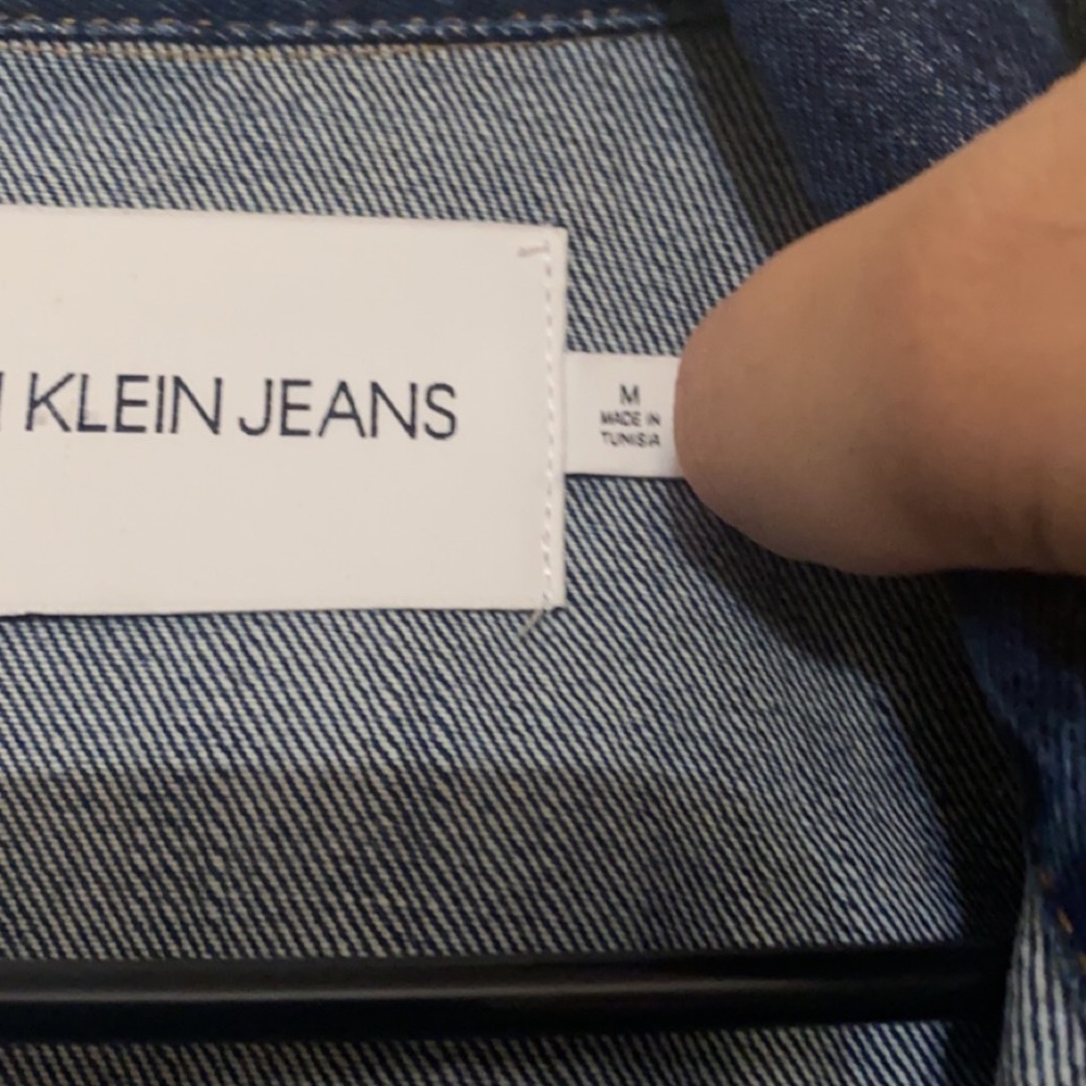 Calvin Klein patch denim jacket - Picture 3 of 5